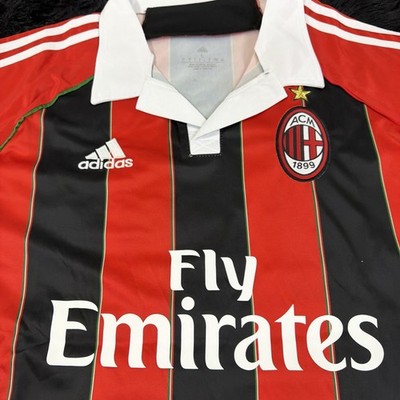 AC Milan 12/13 Home Fans Version Riccardo Montolivo Soccer Jersey