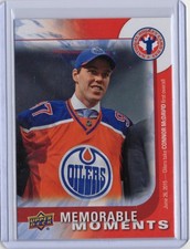 2015-16 UD National Hockey Card Day Memorable Moments (RC) Connor McDavid Fire!