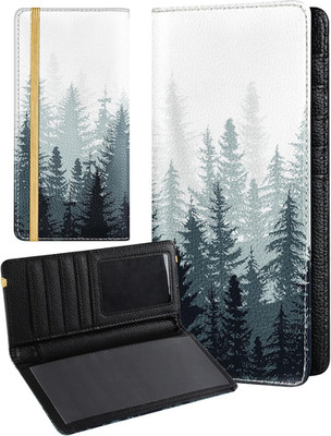 Slohif Checkbook Cover for Personal Duplicate Checks - Leather Check Book Wallet