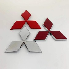 Abs Car Front Grill Emblem For Mitsubishi Outlander Ralliart Lancer Asx Pajero D