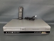 Philips DVP3340 4-Head Video Cassette Recorder DVD Player Combo w/Remote TESTED