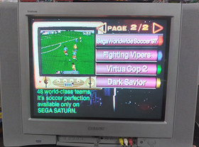 Sega Saturn Sega Screams Volume 1 Demo Disc Tested