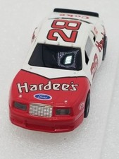 Tyco Lighted HP7 Ford Thunderbird Hardee's/Coke 28 Slot Car