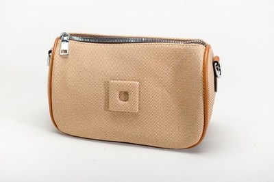 women s tan bag, canvas, new without tags