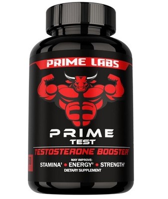 New - Prime Labs Men's Testosterone Booster - Dietary Supplement - 60 Caplets