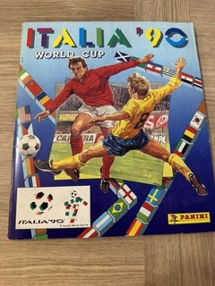 Panini World Cup Italia 90 Complete UK Edition Sticker Album Near Mint