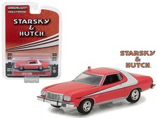 Greenlight 44780A 1/64 1976 Ford Gran Torino Red with White Stripe