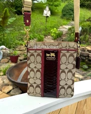 Coach Sutton Khaki Crossbody with Matching Wallet | NEW 41612