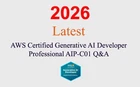 AWS AIP-C01 Generative AI Developer Professional Q&A GUARANTEED (1 month update)