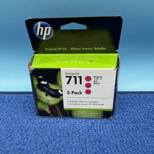 HP 711 3-pack 29-ml Magenta DesignJet Ink Cartridges, CZ135A - 11/2026