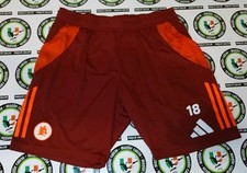 18 SOULE MATCH WORN SHORTS PANTALONCINI TRAINING ROMA CALCIO FOOTBALL SOCCER