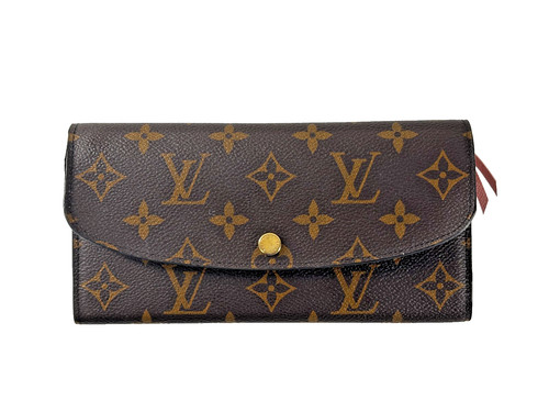 Authentic Louis Vuitton Portefeuille Sarah Monogram Long Wallet – Brown