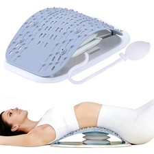 Back Stretcher with Manual Airbag   Lower Back Pain Relief, Adjustable Lumbar...