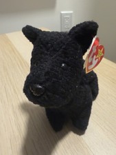 Ty Beanie Baby Scottie Black Dog 1996 Plush Retired Original Collectible Toy
