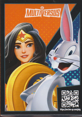 McDonalds MULTIVERSUS BUGS BUNNY WONDER WOMAN tin complete FREE SHIP in Aust