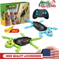 Wall Crawler Gecko - Remote Control Lizard with LED Eyes Climbs Walls Xmas Gifts