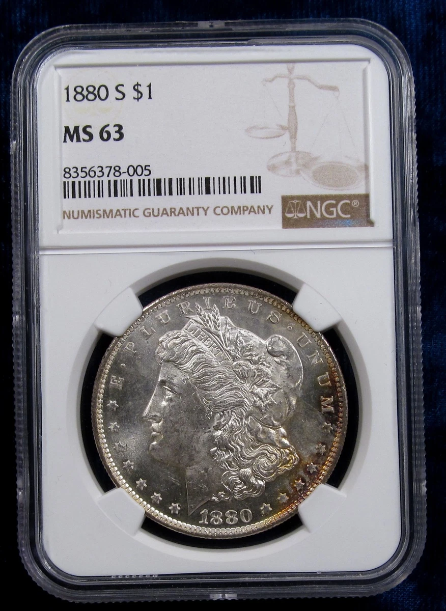 MS 63 Graded 1880 Year Morgan US Dollars (1878-1921) for sale | eBay