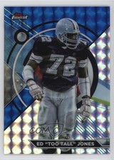 2023 Composite Topps Finest Blue Geometric Refractor 22/99 Ed Too Tall Jones 9o3