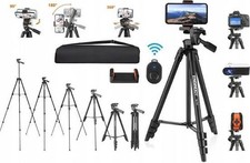 TACKLIFE MLT01 Tripod Foldable Adjustable Pan/Tilt Head Case Fits Camera