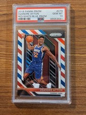 2018-19 Prizm Deandre Ayton RC Prizms Red White and Blue #279 Suns PSA 10