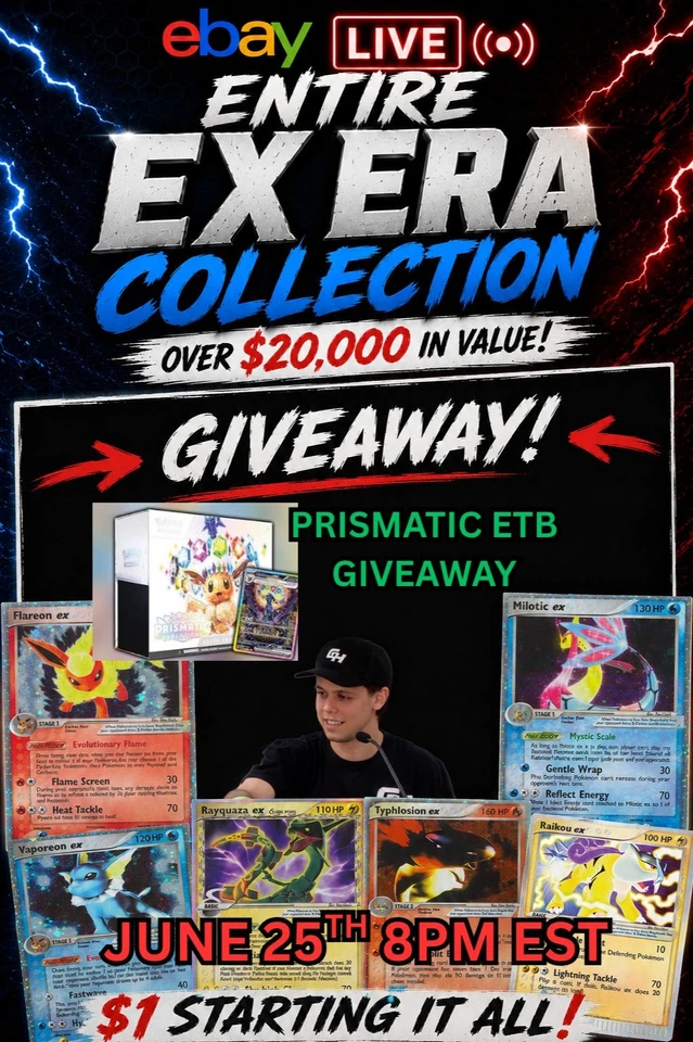🔥$20,000 EX ERA COLLECTION - SPECIAL EVENT 🔥 PRISMATIC ETB GIVEAWAY