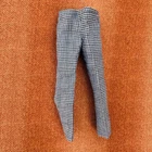 Vintage 1970 Barbie Ken Doll Zip Pants Big Business #1434  Houndstooth w Zipper