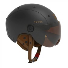 CASQUE VELO ADULTE REVOE PREMIUM URBAIN-CITY NOIR MAT TAILLE 55-56 VISIERE