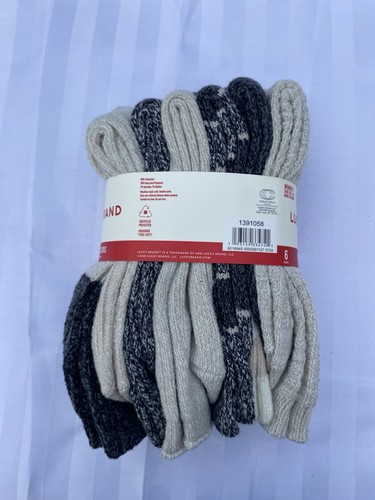 Lucky Brand Socks Women's Super Soft Boot Socks 6 Pairs Size 5-10 New