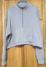 New, 90 Degree By Reflex, Half Zip, Large, Softlite Scuba, Priced $88, Pockets