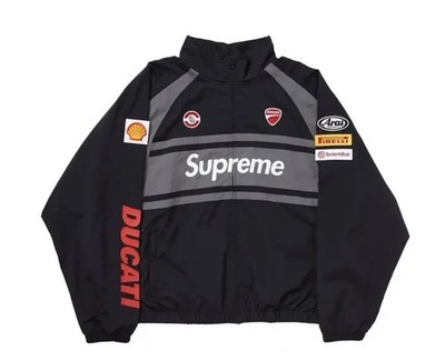 Supreme x Ducati Track Jacket - Black