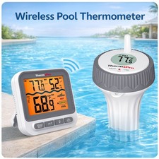 TP211BW Wireless Pool Thermometer Floating Wa...