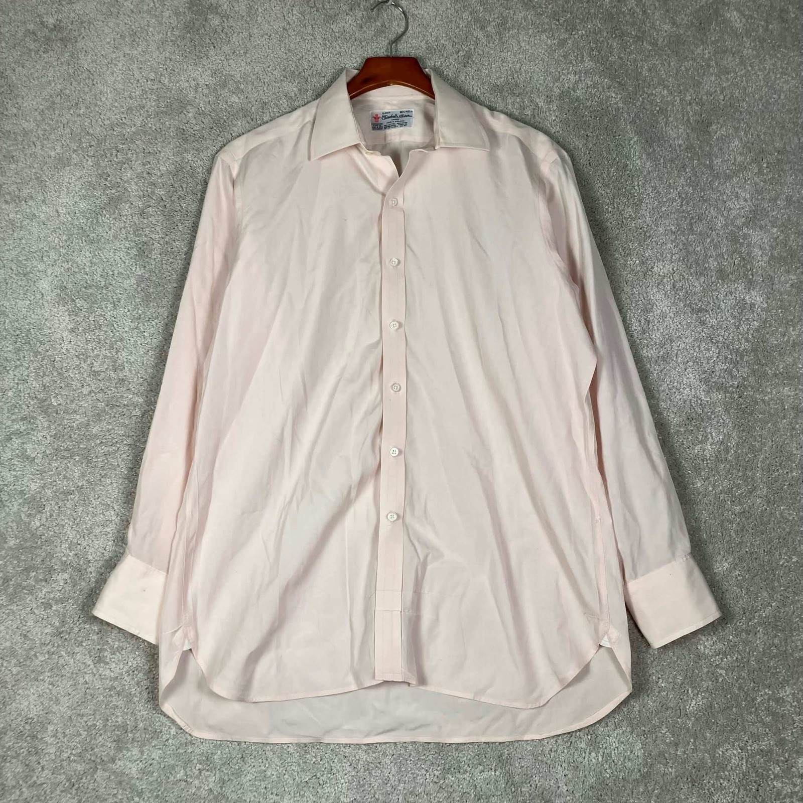 Turnbull & Asser, Camicia elegante vintage Turnbull & Asser uomo 16,5 rosa cotone Neiman Marcus Inghilterra