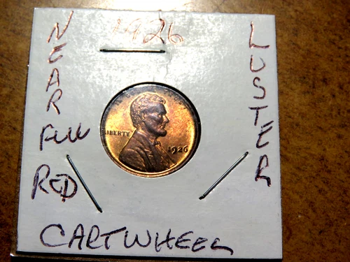 Gem Brilliant Uncirculated Near Full Red 1926-P Lincoln Penny L1