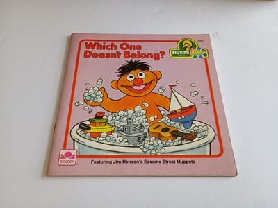 Which One Doesn't Belong? Big Bird Beep Book Jim Henson Sesame Street Muppets
