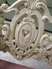 BURWOOD 2914-1-B Victorian Wall Shelf Park Bench Pink Vintage USA Doll Hearts — photo 4
