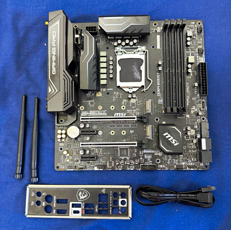 MSI Z370M GAMING PRO AC MicroATX LGA1151 DDR4 WiFi Gaming Motherboard