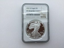 2022 W Proof American Silver Eagle NGC PF 70