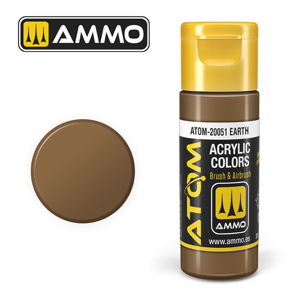 Ammo MIG ATOM-20051 - Atom Color Earth 20ml - New