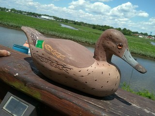 VINTAGE DUCK DECOY EASTERN SHORE MADE SMALL MALLARD HEN