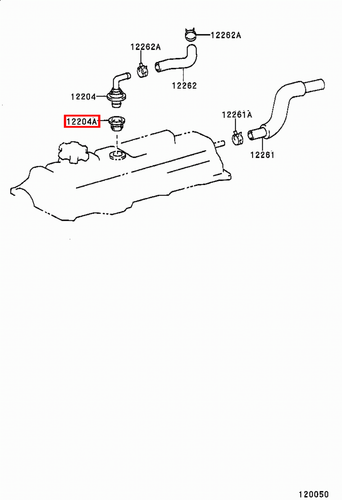 Genuine Crown JZS173 JZS171 JZS153 JZS151 JZS141 2.5 PCV Valve Rubber Grommet x2 - Picture 16 of 20
