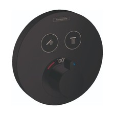 Hansgrohe 15743671 ShowerSelect S Thermostatic 2-Function Trim Matte Black