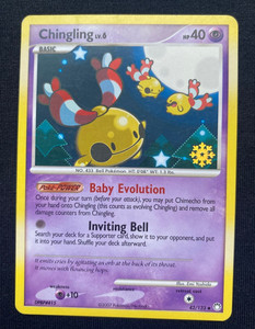 Pokémon TCG Chingling 42/123 Diamond & Pearl Snowflake Countdown Calendar (LP)