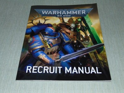 Warhammer 40,000 40K Recruit Manual Games Workshop Book