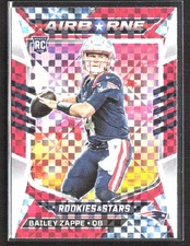 2022 Rookies & Stars Bailey Zappe #AI-22 Airborne Red Mosaic Prizm Patriots