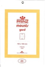 5 Prinz CLEAR Mounts 150 x 185 FREE U.S. Shipping w/$60 Order