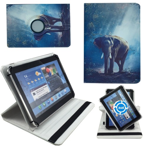 Hülle für Samsung Galaxy Tab A SM-T515 Schutz Tasche 10 Zoll Tablet Elefant - Picture 8 of 12