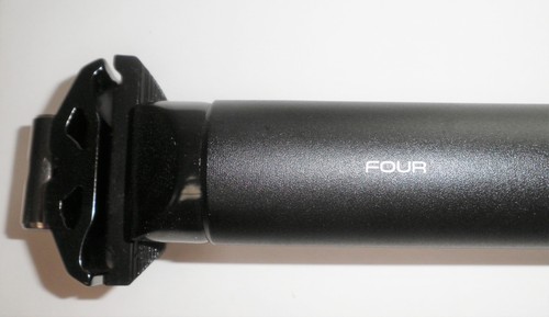 BLACK CANNONDALE "FOUR" ALUMINUM SEAT POST 31.6X400 BIKE PARTS 655 - Picture 4 of 4