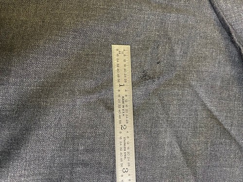 JOSEPH ABBOUD MENS BLAZER SIZE 52R GRAY WOOL SKINNY LAPELS WITH DEFECTS READ - Picture 11 of 19