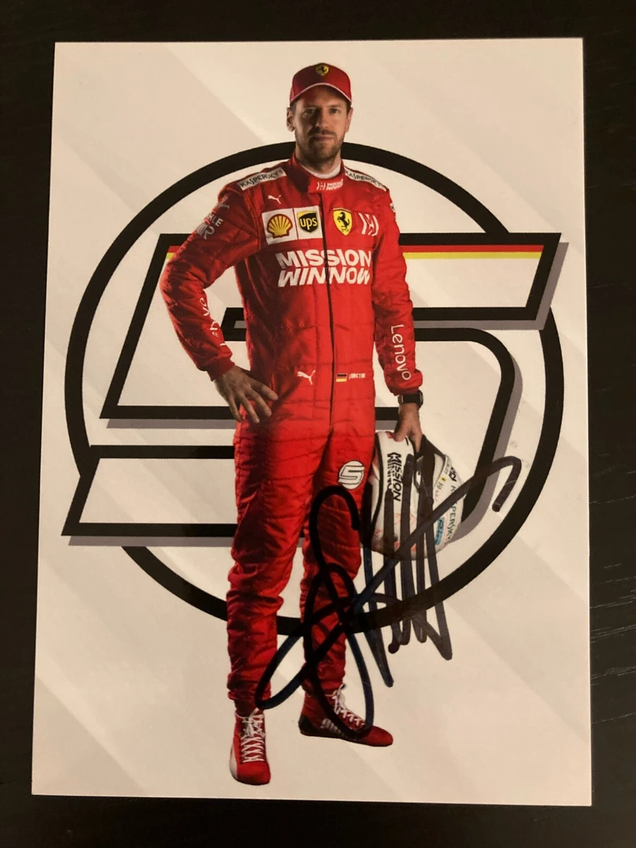 Sebastian Vettel Formula 1 Autographed Photos for sale | eBay