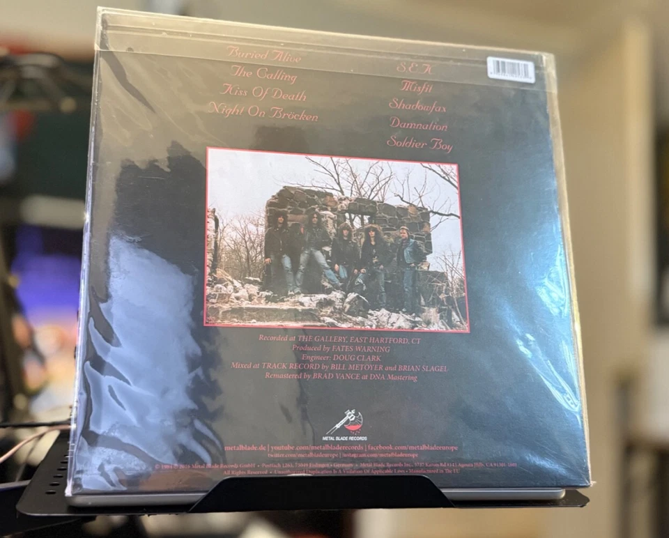 Fates Warning - Night On Bröcken LP 2016 Fire Splatter Vinyl MINT Ltd 200 MINT - Image 2 of 2